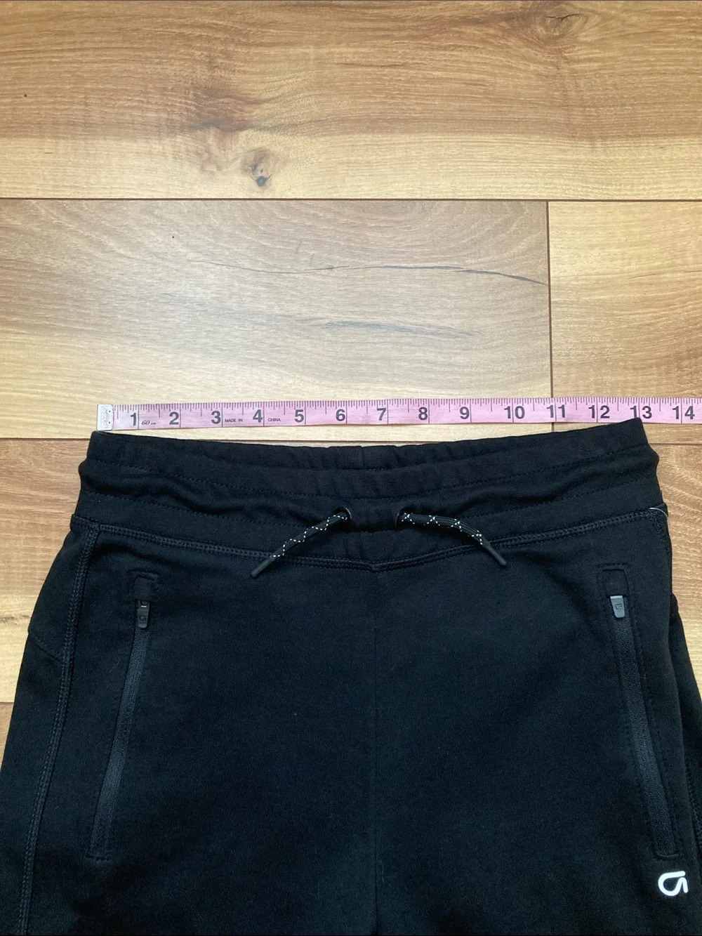 NWT Boys Black Reinforced Knee Moto Joggers